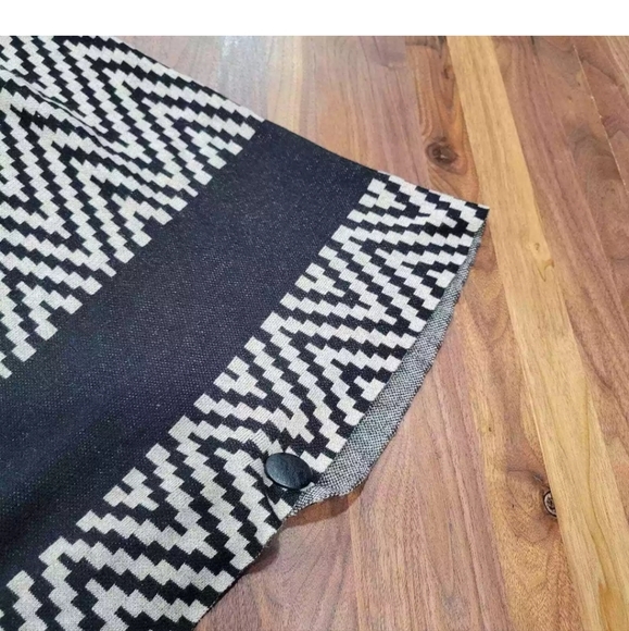 Joseph A Brand Geometric Duster Cardigan Long Sweater Woman Size O/S - Picture 5 of 9